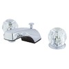 Kingston Brass KB921B Americana 8-Inch Widespread Lavatory Faucet Twin Acrylic