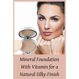 Pressed Mineral Foundation With Vitamin for a Natural Silky Finish