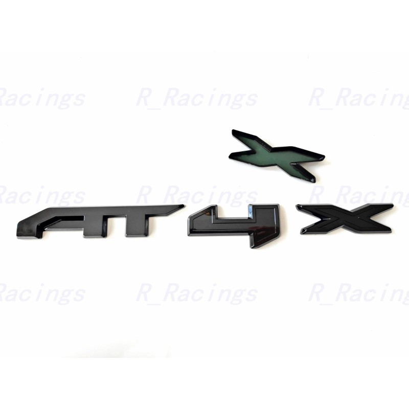 Auto Front Grill Gloss Black AT4X OVERLAY Emblem 2023+ GMC