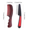 2PC Dandruff Comb Fine Tooth Scalp Detox Comb Lice for