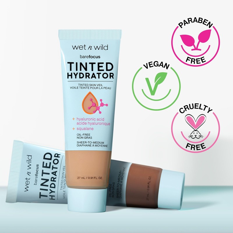 Wet n Wild Bare Focus Tinted Hydrator, Oil-Free Tinted Moisturizer
