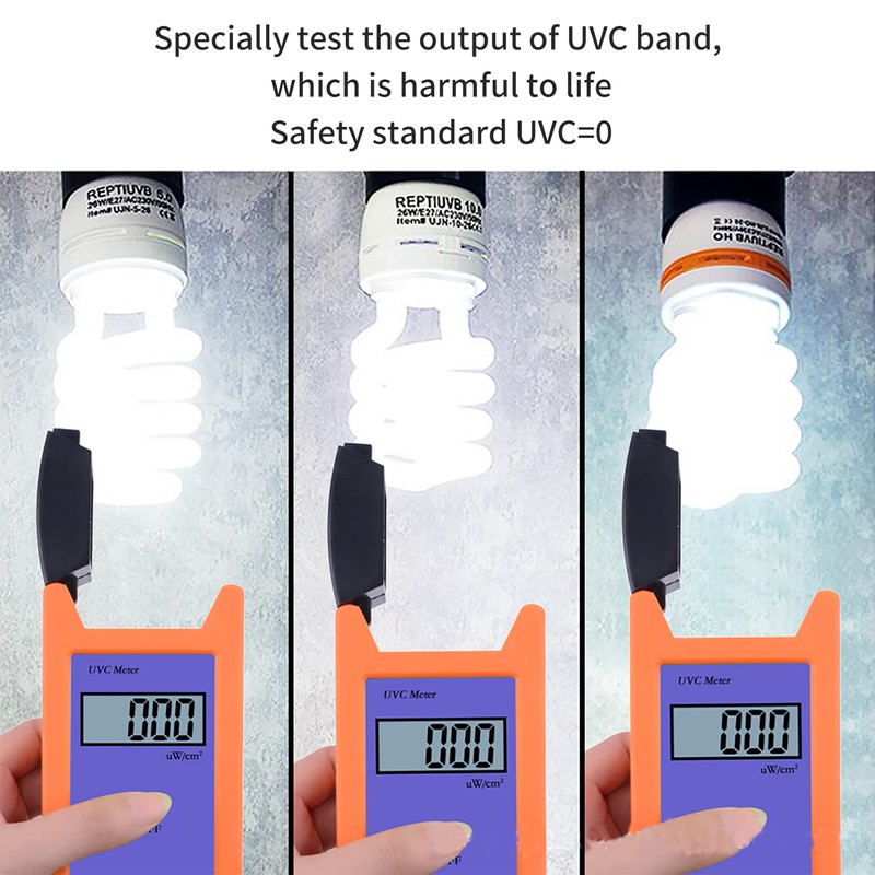 RGM-UVC Digital Illuminance Meter for Reptile UV Irradiance High Precision