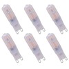 K JINGKELAI G9 Frosted LED Light Bulbs 2700K Warm White