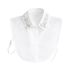 1 Piece Fake Collar for Women, Ele Fake Collar, Shirt Collar, Clothing Accessories, Fake Collar with Rhinestones