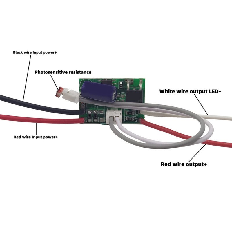 Solar Light Control Board, DC 3V-30V Solar Lamp Photosensitive Control