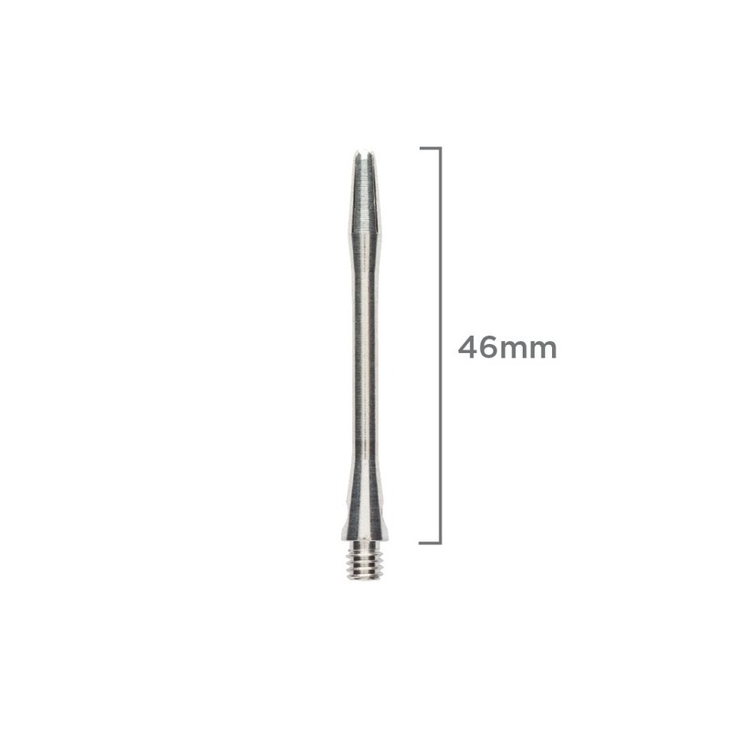 RED DRAGON Plain Aluminium Medium Dart Shafts - 4 sets