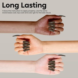 Nicedeco Hema Free Cruelty Free Vegan Gel Nail Polish, High Gloss Long Lasting Soak Off LED U V Gel Polish 1 Pcs 15ml - 343