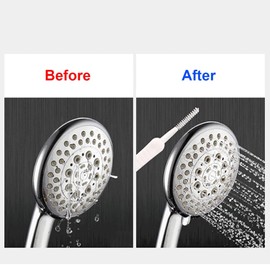 Wobestod Pack of 50 Mini Shower Head Cleaning Brush Shower Head Cleaning Brush Shower Nozzle Cleaning Brush