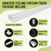 Self Adhesive Ceiling Curtain Track, Ceiling Mount Curtain Rod No