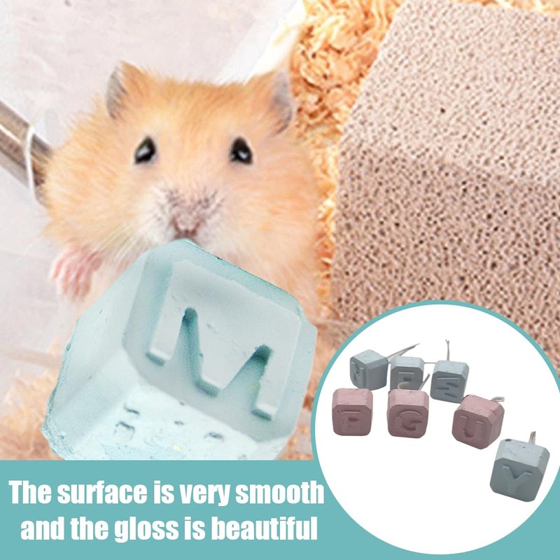 HAMKU 10 Pcs Hamster Volcanic Stone Molar Stone Small Pet