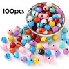 HERZWILD Pack of 100 Metal Bells for Jewellery Crafts Gift