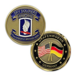 GRAFENWOEHR GERMANY  ARMY 173RD AIRBORNE BRIGADE CHALLENGE COIN