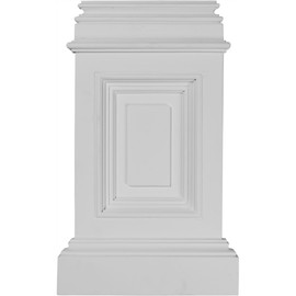 Ekena Millwork 10 7/8"W x 2 1/4"D x 17 3/4"H (Top: 8 1/8"W x 1"P) Classic Small Pedestal Base