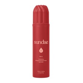 sundae Gel De Ducha Espumoso Exfoliante Batido Con Aroma A Frutos Rojos, 265 Ml (8,9 Onzas Líquidas)
