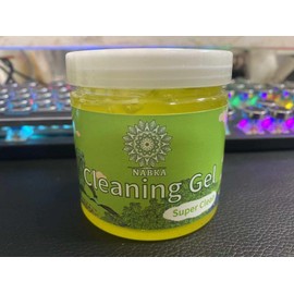 NABKA Dust Cleaning Gel for Car Interior, 5.6 Ounce, Repeated Use, Skin-Friendly, Easy to Remove Dust, Stains, Oil, Smudges - Yellow