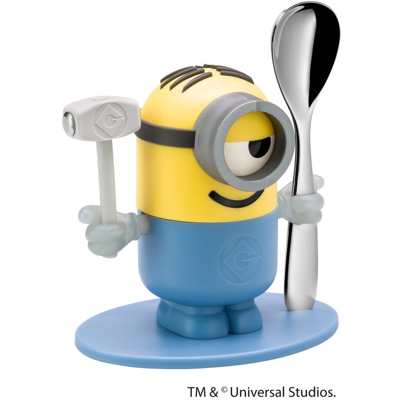 WMF Minions Egg Cups Set of 4 Cups with Spoon,