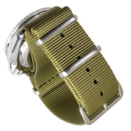 Time+ NATO G10 Ballistic Nylon Watch Strap, Military Band