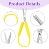 5pcs Loop Scissors Set Self-Opening Safety Grip Scissors Adaptive Easy