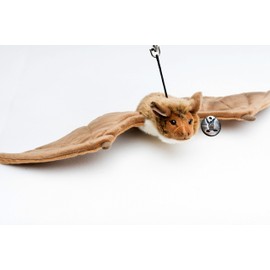Bat Plush Toy 41 cm Life-Size Bechstone Leather Mouse Cuddly Toy Samira - Cuddly Toys *biz
