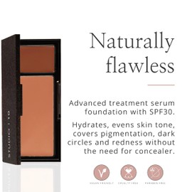 Studio 10 Perfect Canvas SPF30 Treatment Foundation - Serum Foundation Cream - Luminous Skin Perfecting Cream Foundation for Mature Skin - SPF30 (Dark Shade)