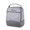 High Sierra Stacked Compartment Lunch Kit, Silver Heather (Model 74714-8561),