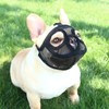 Short Snout Dog Muzzle Bulldog Muzzle Adjustable Breathable Mesh for