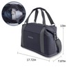 MonSiiLine Foldie Travel Bag Expandable, Gym Bag with Shoe Compartment,