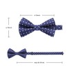 HISDERN Bow Ties for Men Pretied Bowties Classic Formal Business