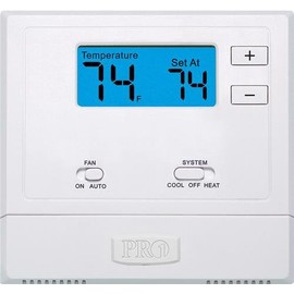 PRO1 IAQ T601-2 Single-Stage 1 Hot/1 Cold Non-Programmable Thermostat