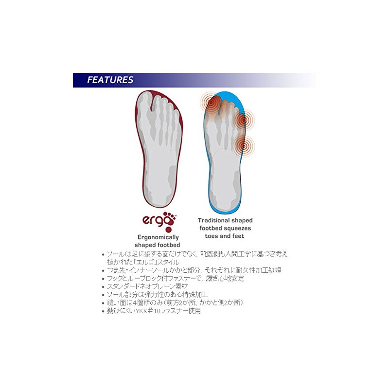 Aqua Run Ergo Boots Marine Shoes with Side Zipper -