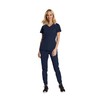 Scrubs for Women Set 7 Pocket 4-Way Stretch Mock Wrap