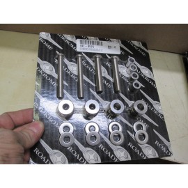 ROADKROME -  REMOVABLE SADDLEBAG BUTTON MOUNT KIT - VT750 ACE WITH  BACKREST