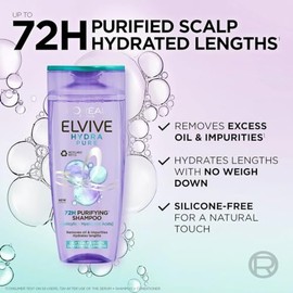L'Oreal Elvive Hydra Pure Shampoo - 250ml: Hydration for Healthy Hair