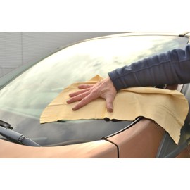 Hilka 83100808 Genuine Chamois Leather, Beige, 10.50 x 23.90 cms