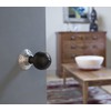 From the Anvil Ebony & Aged Brass Beehive Mortice/Rim Knob