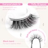 CALAILIS Self Adhesive Eyelashes 5 Pairs Natural Look Press On