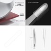 AioBos Tweezers, Round Tip Type, Precision Tweezers, Heat-treated, Sandblasted, Eyebrow