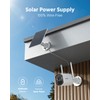 ANNKE Solar Wireless Security Camera Outdoor, 4MP Surveillance Home Systems