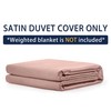 Ersmak 48" x 72" Duvet Cover for Weighted Blanket, Silky
