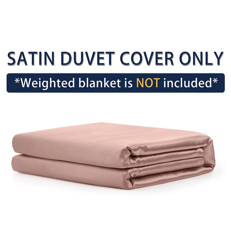 Ersmak 48" x 72" Duvet Cover for Weighted Blanket, Silky