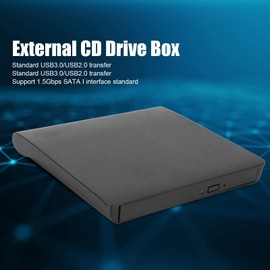 Type C USB External Drive Rewriter Burner Writer Optical Drive Laptop Optical Drive Enclosure for SATA RW Drive