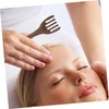 Baluue 2pcs Sandalwood Massage Comb with Handle Scalp Massager and