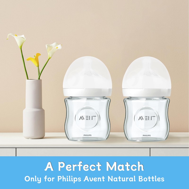 Avent Bottle Caps -Compatible with Avent glass bottles 5 pc