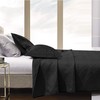 NTBAY King Silk Satin Quilt Set, Geometric Pattern Bedspread Luxury