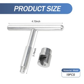 icykale 19 PCS Car Dent Puller Kit, Car Body Dent Removal Pulling Tabs with Pro Slide Hammer, Paintless Repair Remove Tools Set, Universal for Most Cars Trucks SUV (Multicolor)