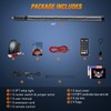Nilight LED Fat Whip Light 1PC 3FT RGB Lighted Antenna