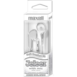Maxell Jelleez Earset, White