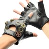BLESSUME BLESSUME Steampunk Handschuhe Fingerlose Unisex Schwarz