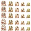 50PCS 5 Size Hose Clips Spring Hose Clamps Mini Fuel