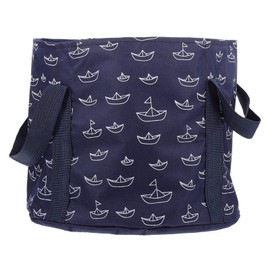 FOMIYES Practical Folding Foot Soak Basin for Travel Portable Foot Bath Bucket for Relaxation Compact Design for Camping Home Use Material Large Navy